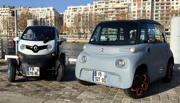 Citro N Ami Vs Renault Twizy Een Duel Zonder Genade En Zonder