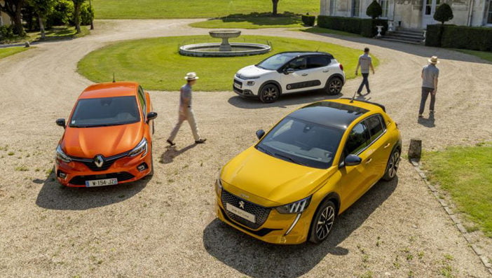 Frans Trio Test Peugeot 8 Ontmoet Citroen C3 En Renault Clio Autointernationaal Nl