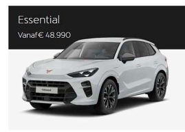 Cupra Terramar nu ook als Essential en Business