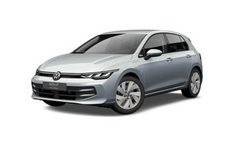 VolkswagenGolfWitteAchtergrondEhybrid